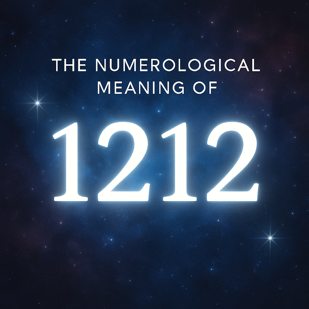 The numerological meaning of 1212